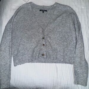 Grey cardigan